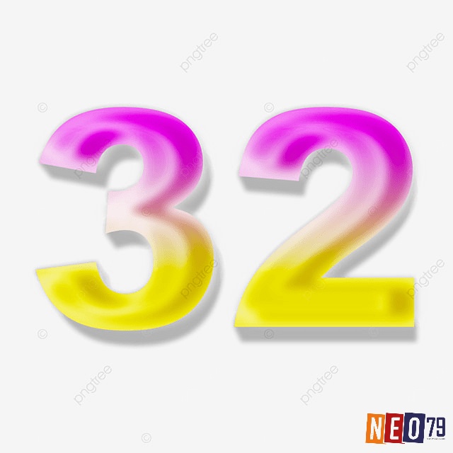 Số 32 là một biểu tượng cho sự kiên nhẫn, nỗ lực, cân bằng, sáng tạo, đổi mới, tình yêu và sự hỗ trợ.