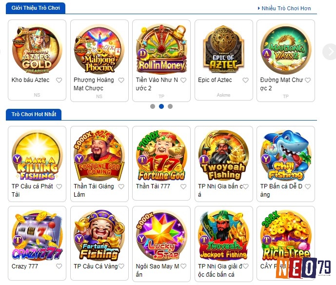 Web cược cũng là điểm đến lý tưởng cho những ai yêu thích các game nổ hũ